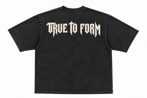 PLAYERA BLACK WASH — ARCHIVE 001